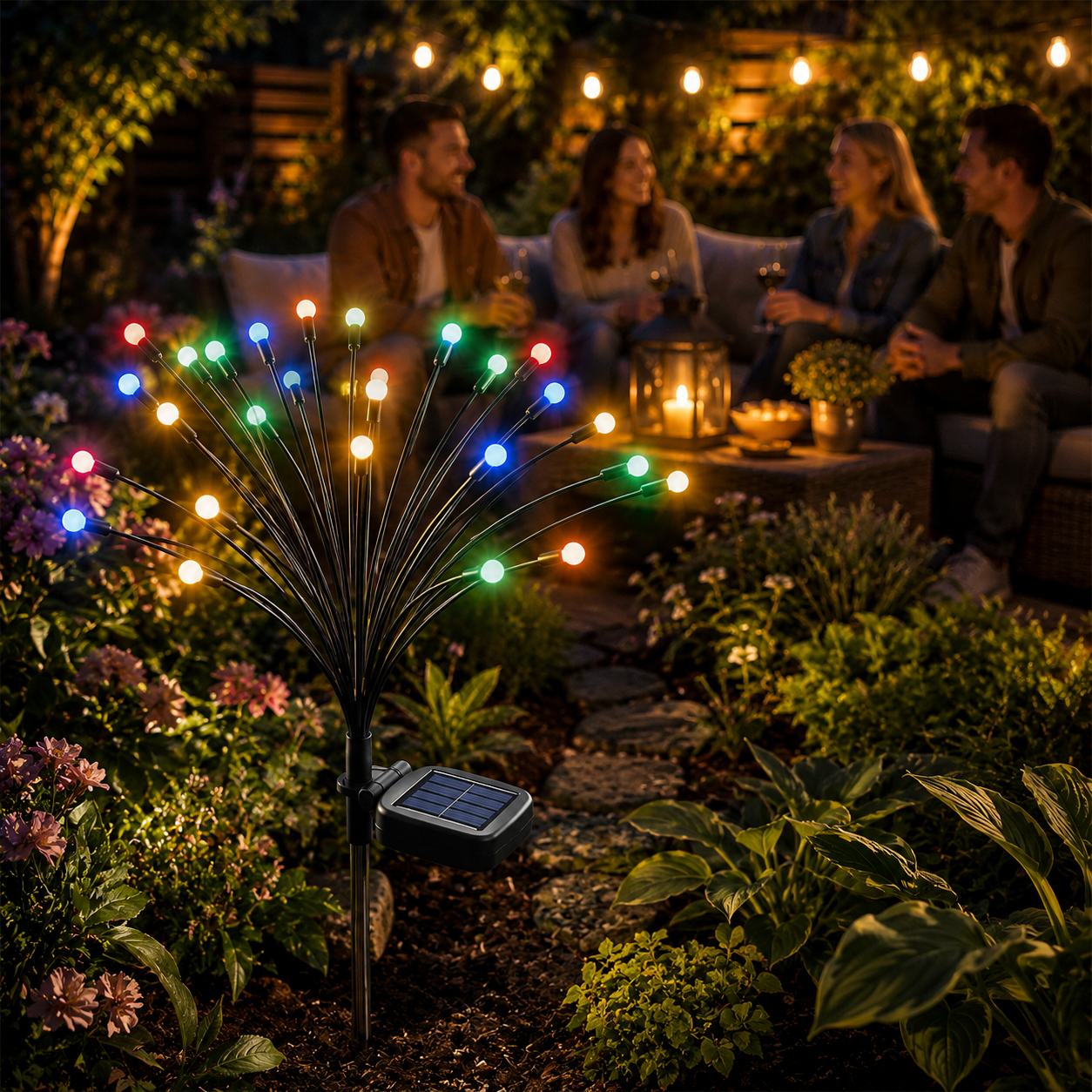 Solar Gartenlichter im Glühwürmchen-Design – Stimmungsvolle Beleuchtung für den Außenbereich
